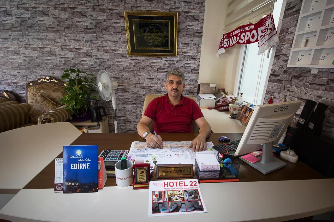 Otel 22 Edirne Bagian luar foto